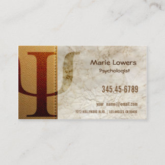 cartão visita psicóloga 名刺