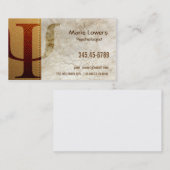 cartão visita psicóloga 名刺 (正面/裏面)