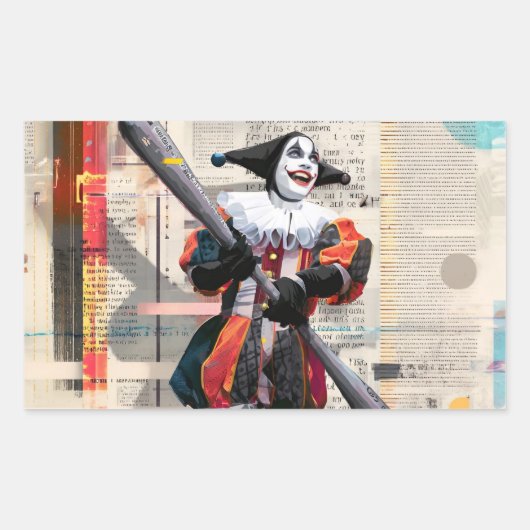 Cartas de póquer clásicas 長方形シール (正面)