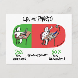 Carteのコーチング「Loi de Pareto」 ポストカード