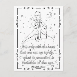Carte à colorier Petit Prince ポストカード