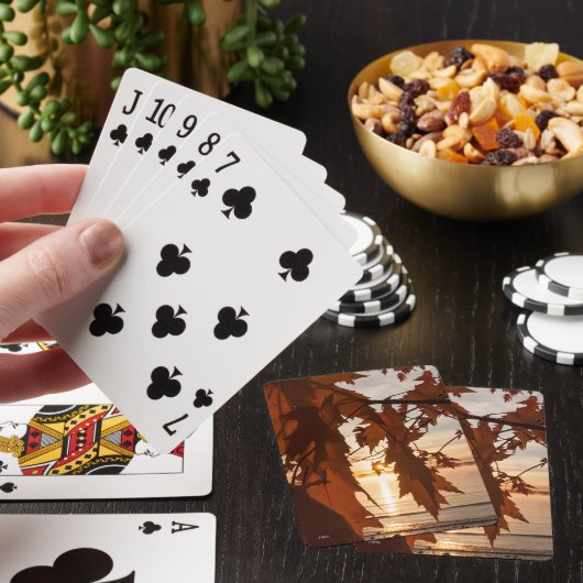 carte à jouer feuilles d'érable トランプ (インサイチュ)