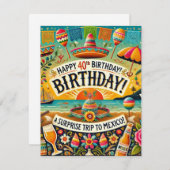 Carte anniversaire シーズンカード (正面/裏面)