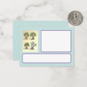 carte avec les oliviers taillés Provence. ノートカード (正面/裏面インサイチュ)