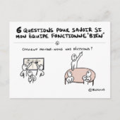 Carte coaching d'équipe "4/6 : Décision" ポストカード (正面)