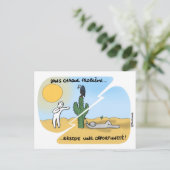 Carte coaching "Remerciez vos problèmes" ポストカード (スタンド正面)