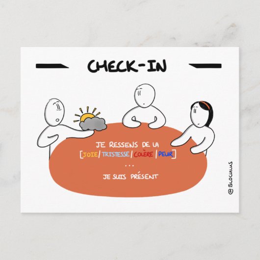 Carte Core Protocol :チェックイン ポストカード (正面)