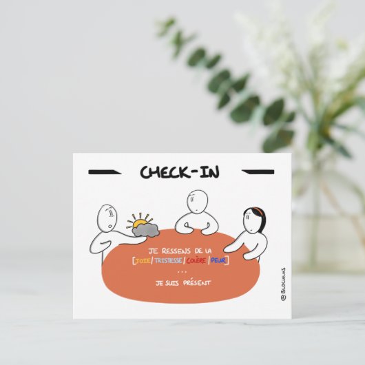 Carte Core Protocol :チェックイン ポストカード (スタンド正面)