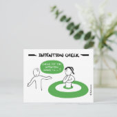 Carte Core Protocol :意図チェック ポストカード (スタンド正面)