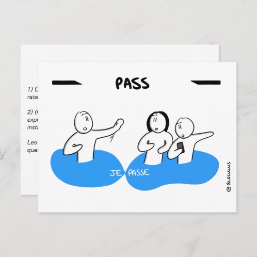 Carte Core Protocol : Pass ポストカード (正面/裏面)