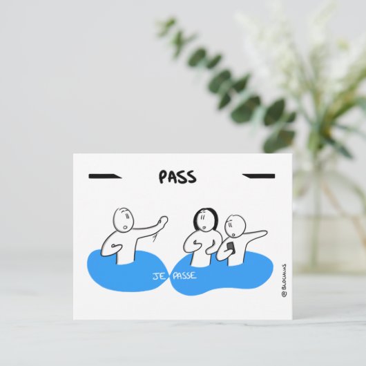 Carte Core Protocol : Pass ポストカード (スタンド正面)