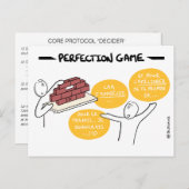 Carte Core Protocol : Perfection Game ポストカード (正面/裏面)