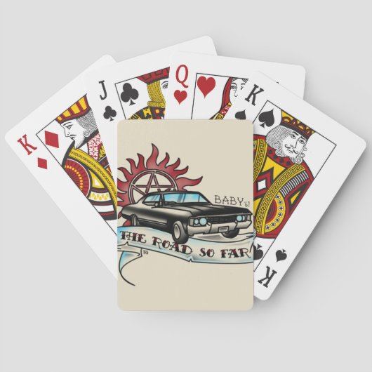 Carte da poker Impala del 67 nera トランプ (裏面)