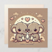 Carte d'amour d'éléphant シーズンカード (正面/裏面)