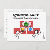 Carte de Coaching "AI - Principe de Construction" ポストカード (正面/裏面)