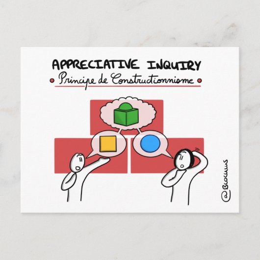 Carte de Coaching "AI - Principe de Construction" ポストカード (正面)