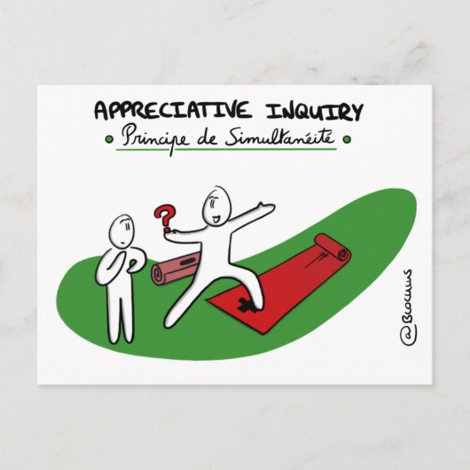Carte de Coaching "AI - Principe de Simultanéité" ポストカード (正面)