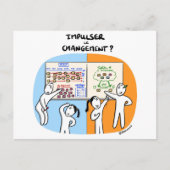 Carte de coaching "Comment impulser le changement" ポストカード (正面)
