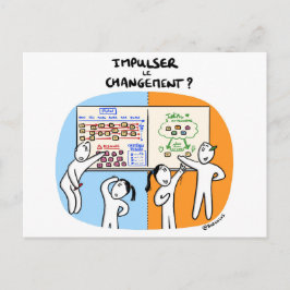 Carte de coaching "Comment impulser le changement" ポストカード