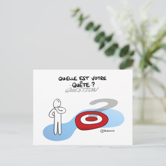 Carte de Coaching "Formuler sa quête" ポストカード (スタンド正面)