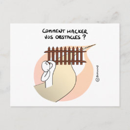 Carte de Coaching "Hackez vos obstacles !" ポストカード