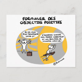Carte de coaching "Objectifs positifs" ポストカード