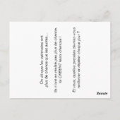 Carte de coaching "Pensée créatrice" ポストカード (裏面)