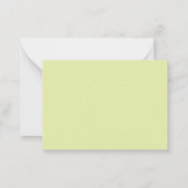 Carte de correspondance avec motif provence ノートカード (裏面)