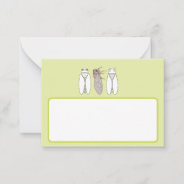 Carte de correspondance avec motif provence ノートカード