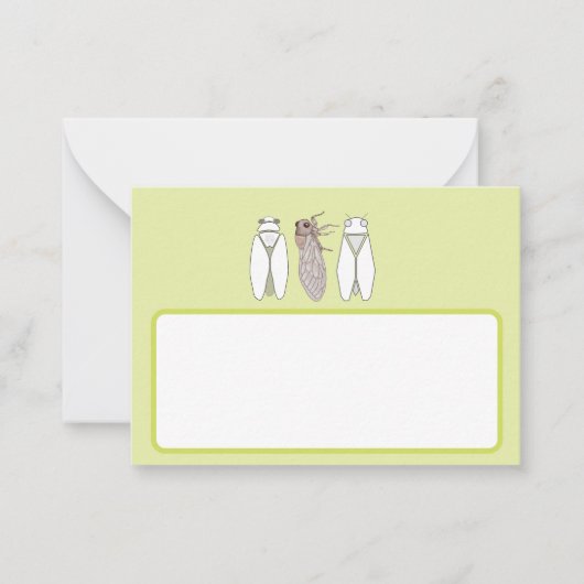 Carte de correspondance avec motif provence ノートカード (正面)