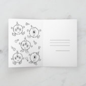 Carte de Fête - Mon petit monstre カード (内部)