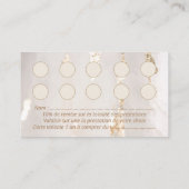 CARTE DE FIDÉLITÉ ロイヤリティカード (裏面)
