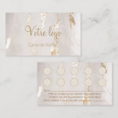 CARTE DE FIDÉLITÉ ロイヤリティカード (正面/裏面)