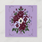 Carte de Fidélité Simple Fleuriste - Botanique ロイヤリティカード (裏面)