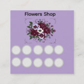 Carte de Fidélité Simple Fleuriste - Botanique ロイヤリティカード (正面)