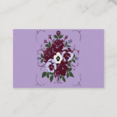 Carte de fidélité standard Violettes Botanique ロイヤリティカード (裏面)