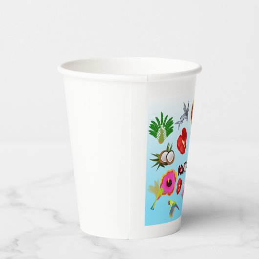 Carte de la Martinique 紙コップ (右)