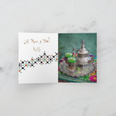 Carte de mariage traditionnel marocain サンキューカード (内部)