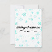 carte de noël サンキューカード (正面)