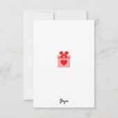 carte de noël サンキューカード (裏面)