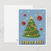 Carte de Noël  シーズンカード (正面/裏面)
