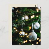 Carte de Noël et fin d'année ポストカード (正面/裏面)