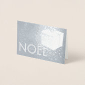 Carte de Noël Kado personnalisable Photo 箔カード (正面)