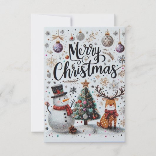 Carte de Noel - Merry Christmas (正面)