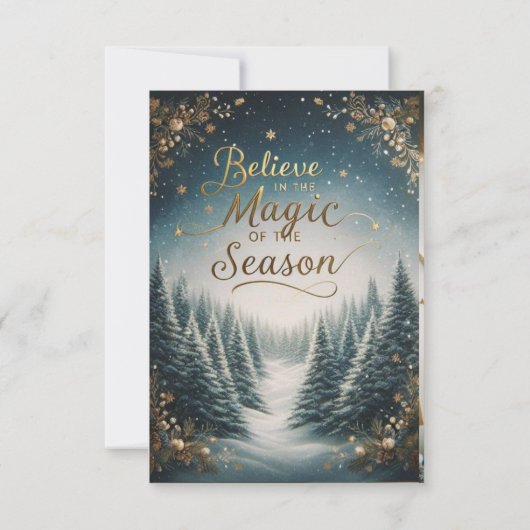 Carte de Noel - Merry Christmas (裏面)