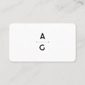 Carte de placement "Lettrus" プレイスカード (裏面)