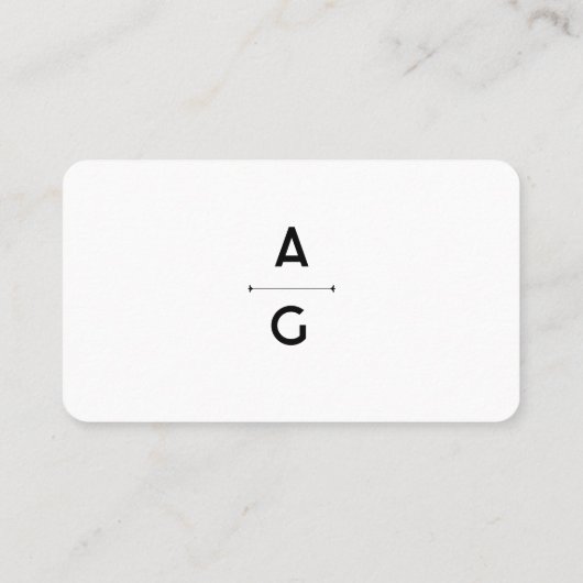 Carte de placement "Lettrus" プレイスカード (裏面)