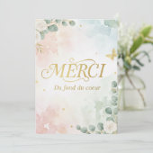 carte de remerciement サンキューカード (スタンド正面)