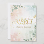 carte de remerciement サンキューカード (裏面)
