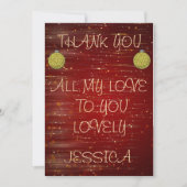 CARTE DE REMERCIEMENT サンキューカード (正面)